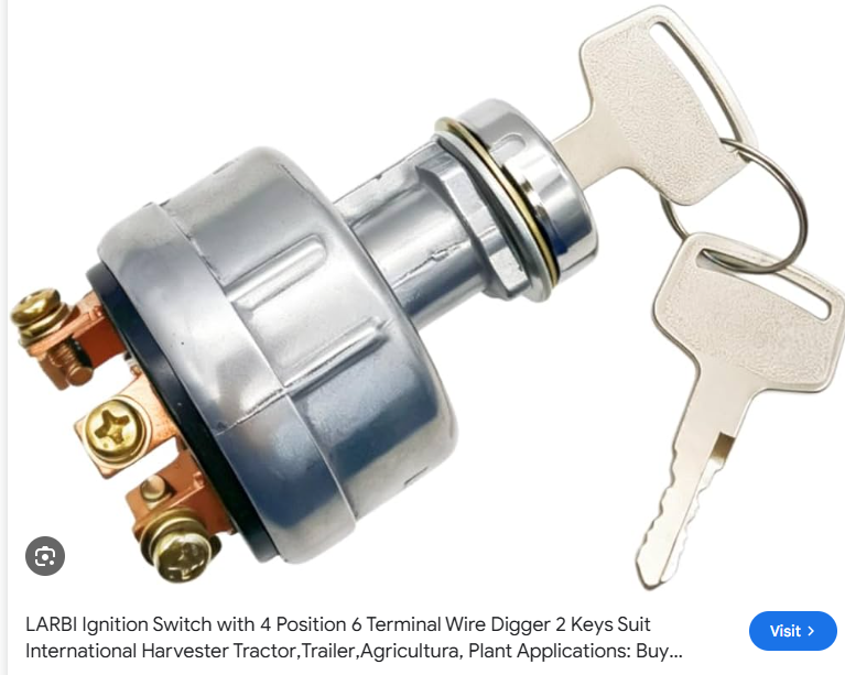 IGNITION SWITCH 6 PIN SW-2 CH.