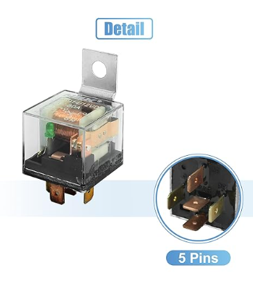 RELAY 5 PIN 12V DC CLEAR CH.