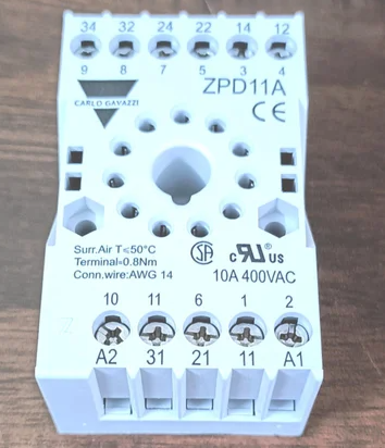 RELAY ROUND BASE-11PIN (ZPD11A)