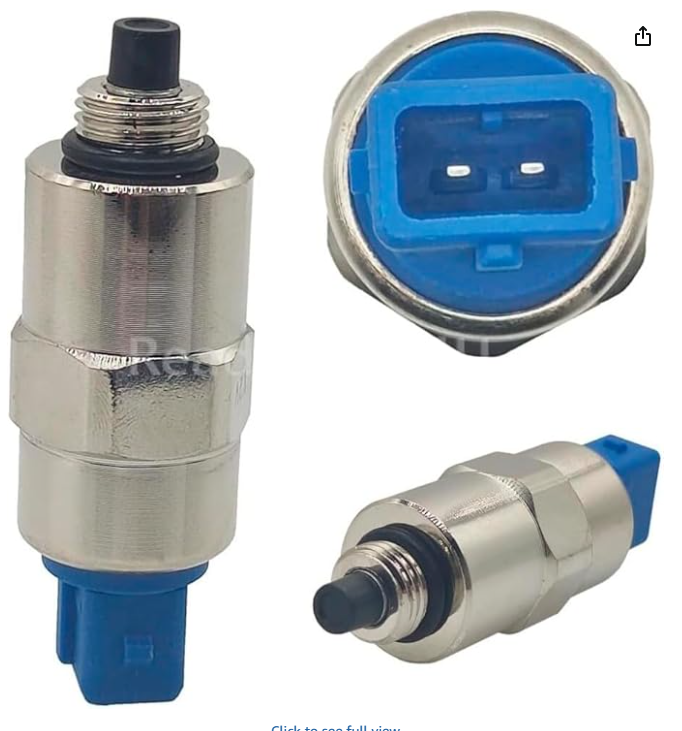 28363769  12vdc Injection Pump Fuel Shutoff Solenoid