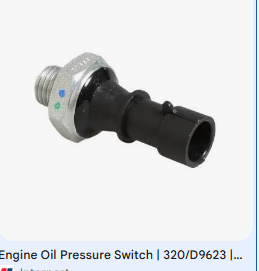 320/D9623 Switch, Oil Pressure Aftermarket Alternative to JCB