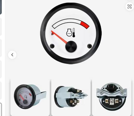JCB 704/31100 ELECTRIC Water Temperature Gauge 52mm 12V New for JCB Backhoe Loader