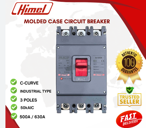 MCCB 630A 3 POLE 35KA HIMEL (HMLMTP1163)