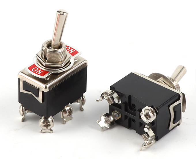 TOGGLE SWITCH HT-57 HEAVY DEUTY ON-OFF 4PIN 2P0LE TAIWAN